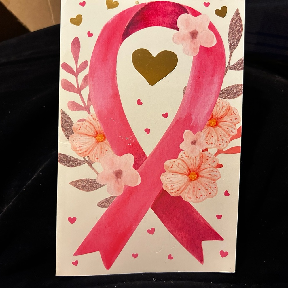 Pink Ribbon Greeting Card